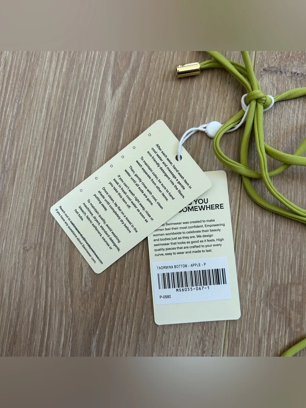 Monday Swimwear new tags